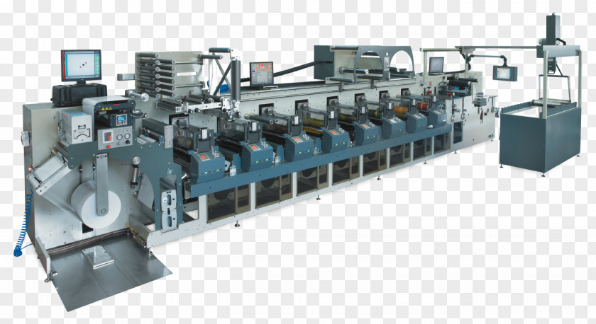 Offset Printing Machine Engineering Cylinder Pipe PNG