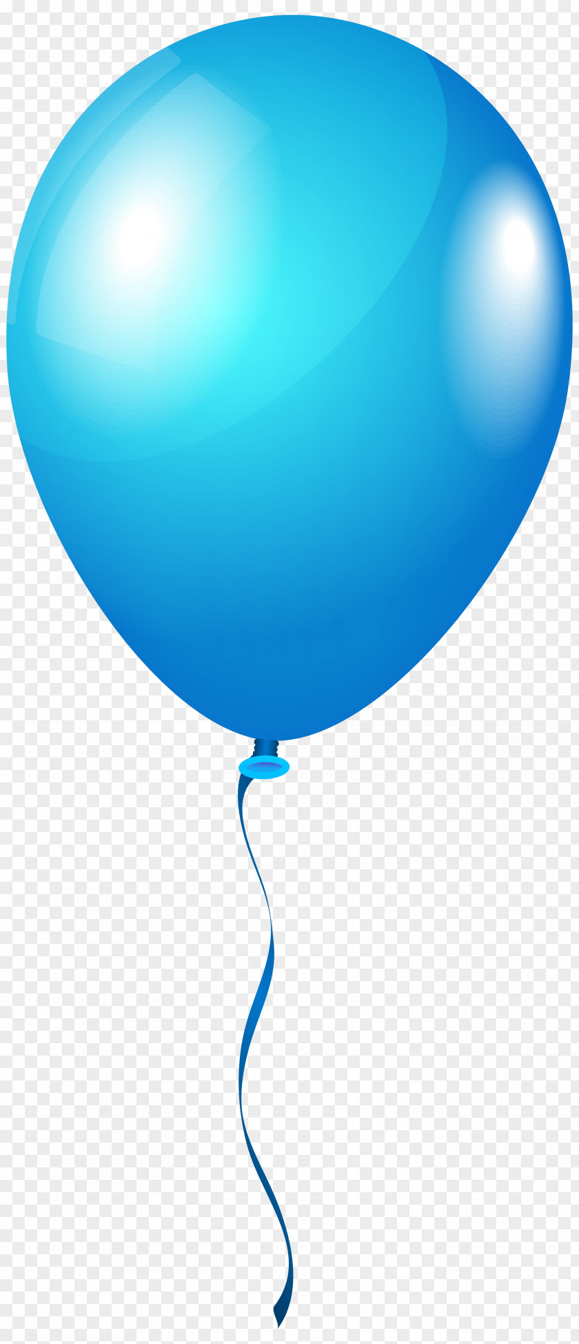 Single BlueBalloon Clipart Image Balloon Blue Clip Art PNG