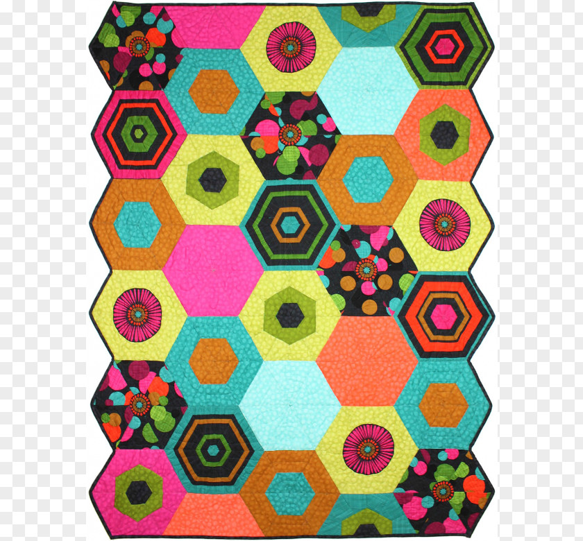 Stitching Hexagon Pattern Symmetry Textile Product PNG