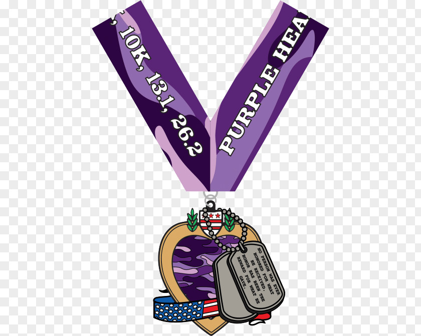 Air Force Awards Purple Heart Day Walk Medal Clip Art PNG