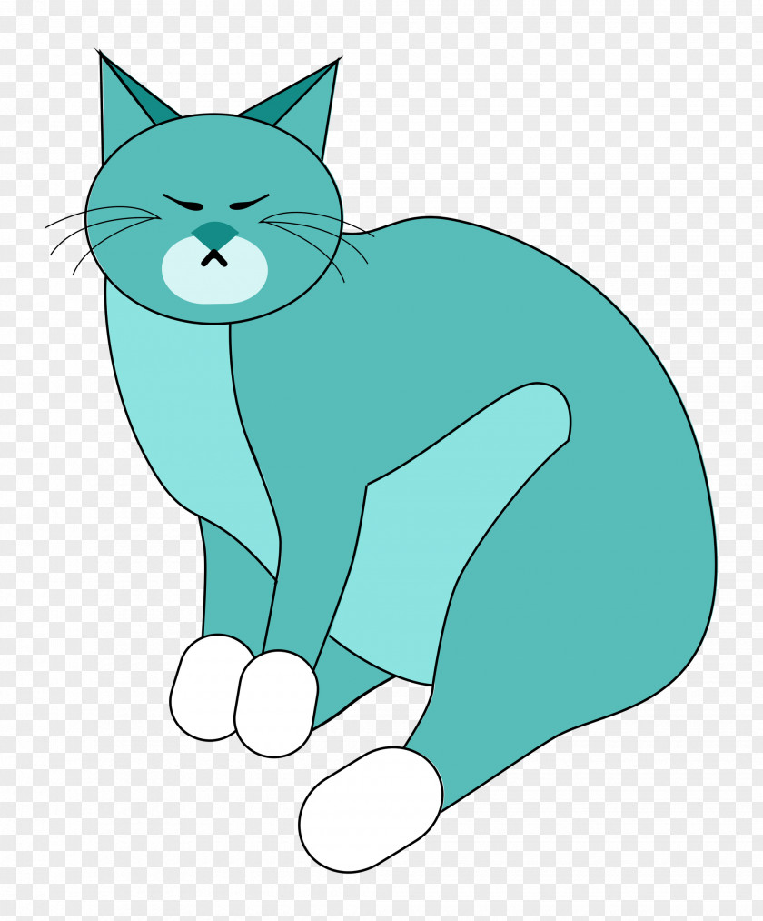 Cat Kitten Paw Line Art Whiskers PNG