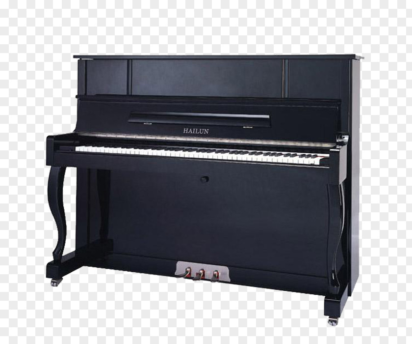 Piano Hailun Digital Musical Instrument Upright PNG