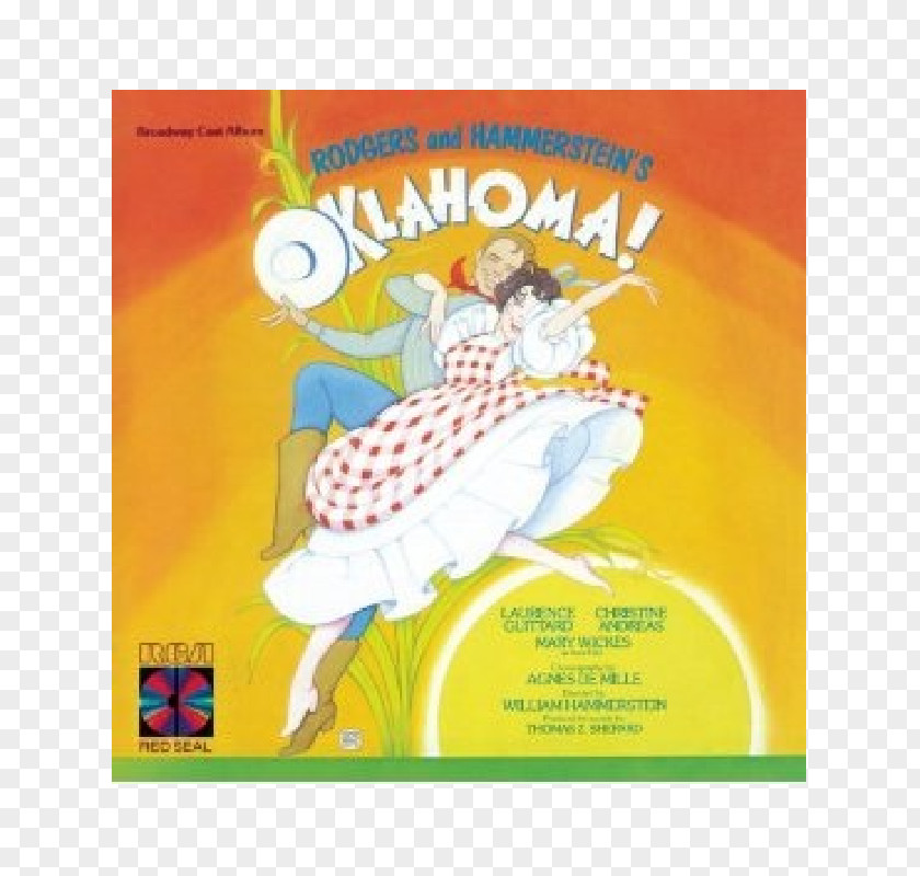 Playbill Oklahoma! Broadway Theatre Musical Cast Recording PNG