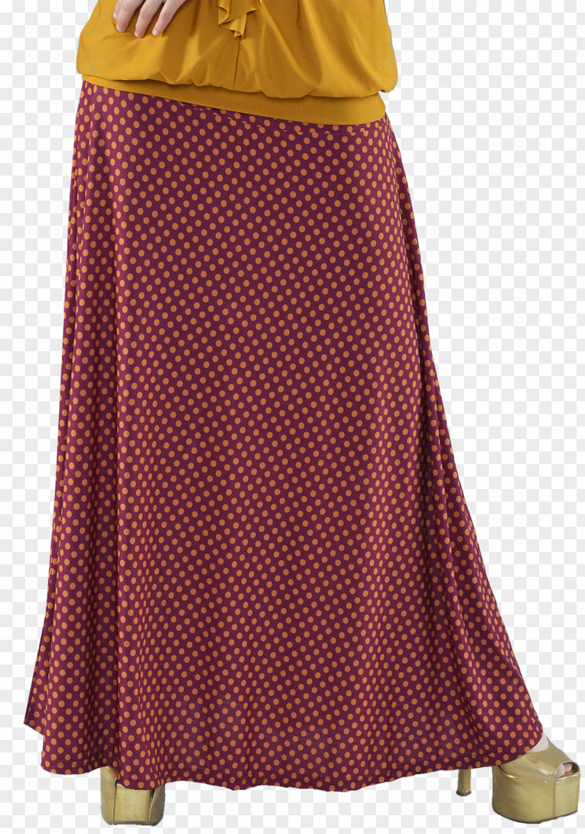 Polka Dot Skirt Burgundy Clothing Fashion PNG