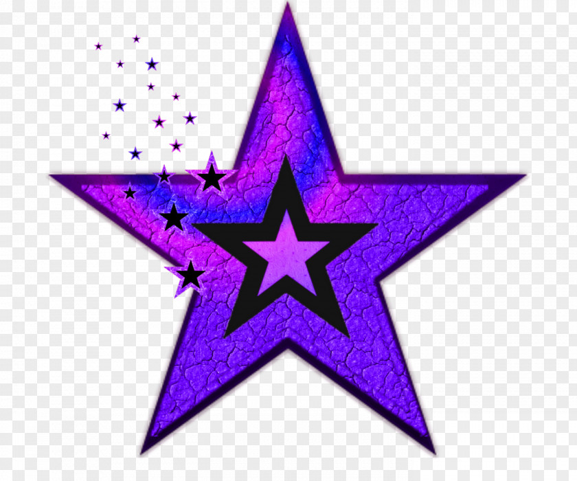 Purple Star Shape Point Coordinate System Line Polygon PNG