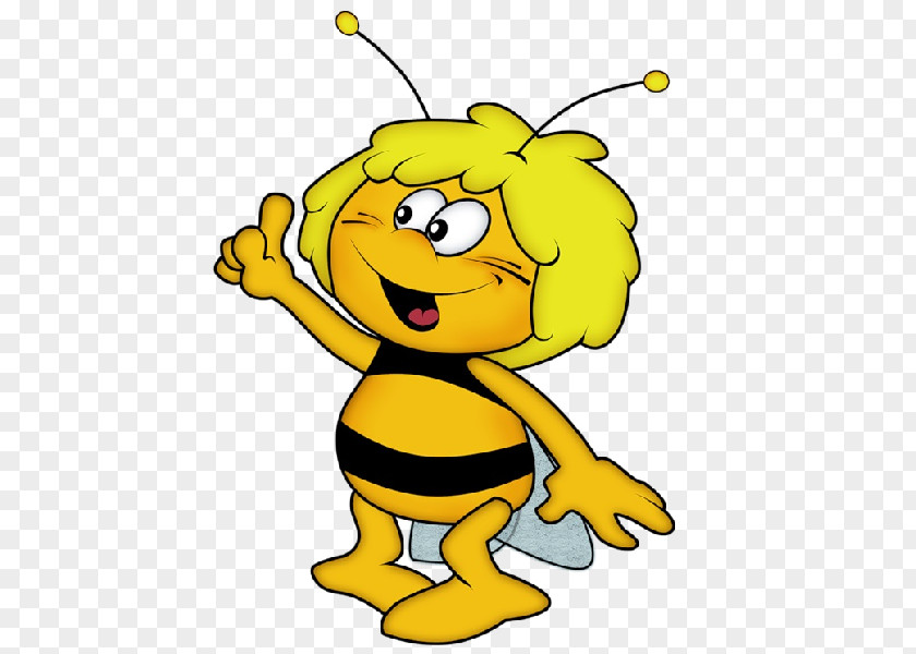 Cartoon Bees Maya The Bee Insect Child PNG