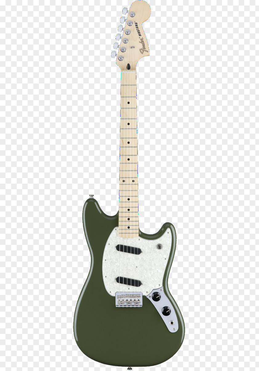 Electric Guitar Players Poster Fender Mustang 90 Fingerboard PNG