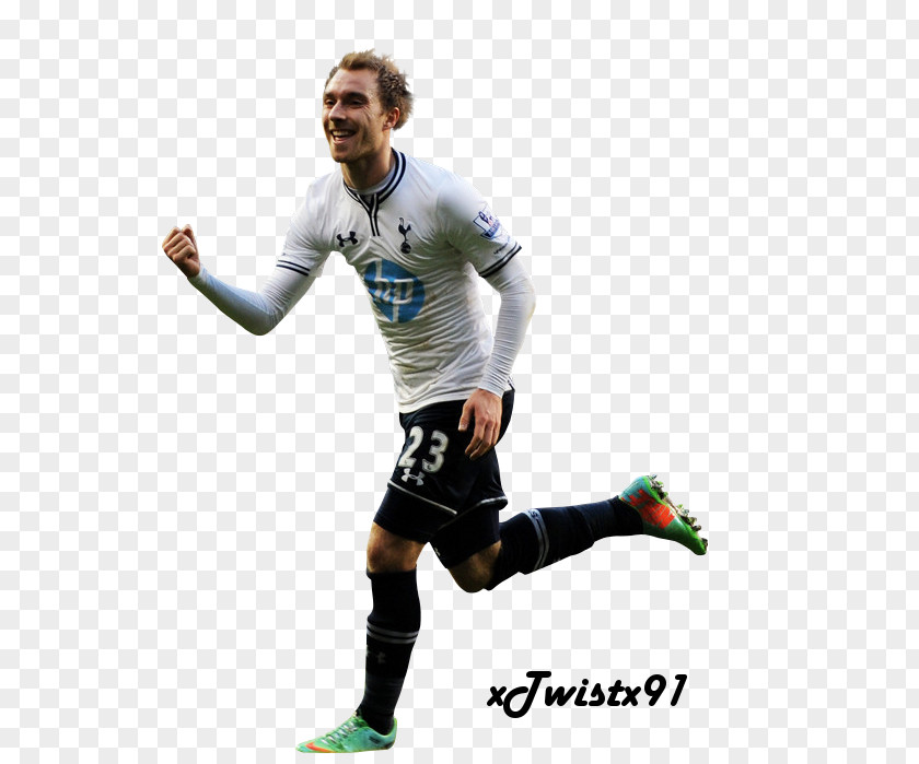 Eriksen Tottenham Hotspur F.C. Jersey Football Team Sport Wallpaper PNG