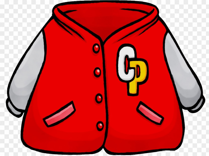 Free Jacket Gilet Watercolor Cartoon PNG