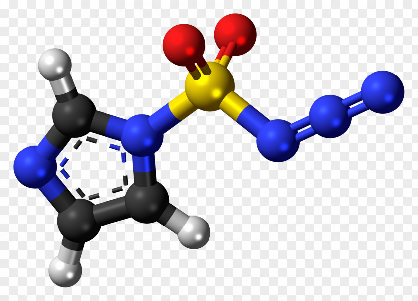 Histamine Biomolecule Ball-and-stick Model Chemical Compound PNG