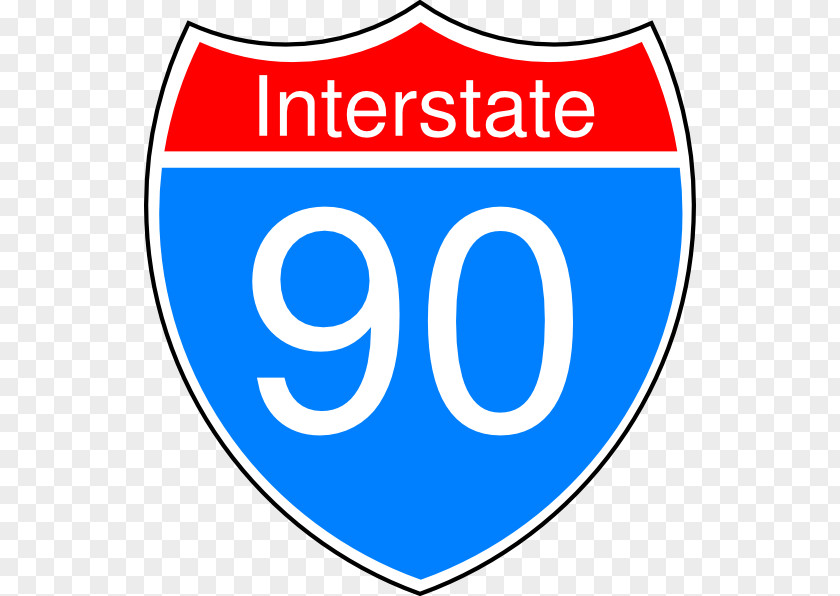 Road Interstate 90 In Idaho Logo US Highway System PNG