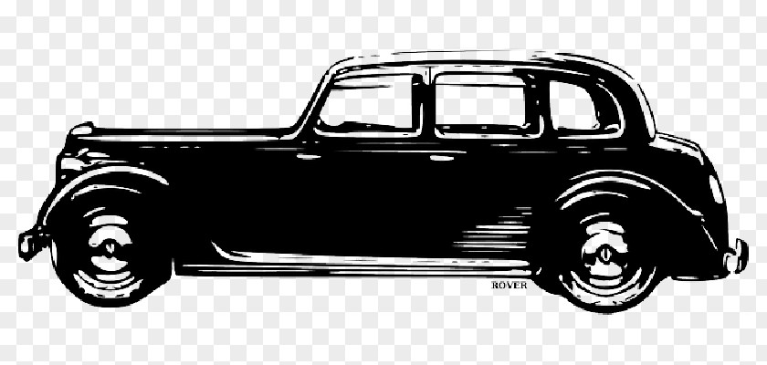 White Car Template Classic Oldsmobile Vintage Rover PNG