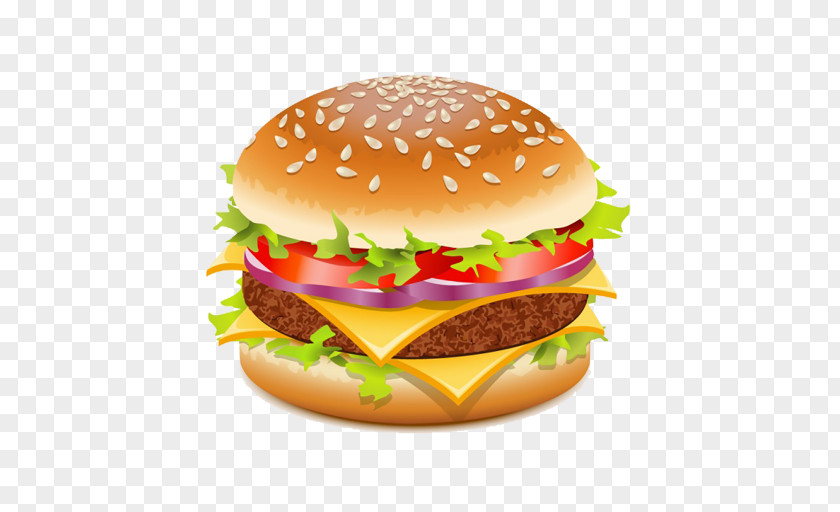 Burger King Hamburger Cheeseburger Fast Food Clip Art PNG