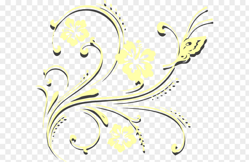 Decorative Butterfly Drawing Clip Art PNG