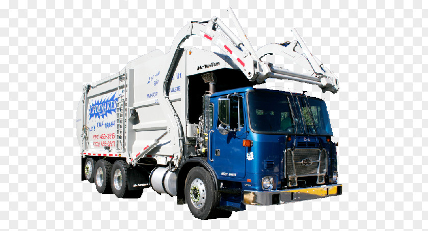 Garbage Truck Commercial Vehicle Public Utility Machine Cargo PNG