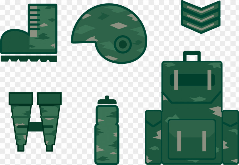 Green Military Equipment Euclidean Vector Adobe Illustrator PNG