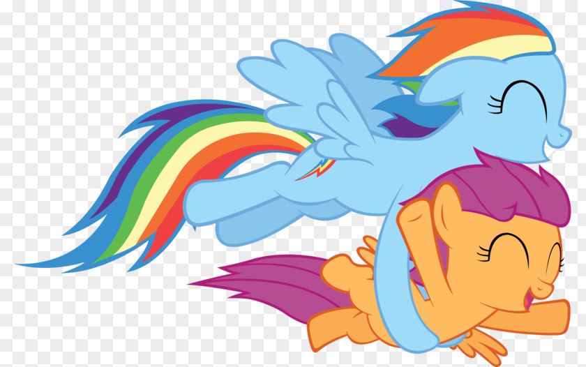 Scootaloo Background Pony Rainbow Dash Image Illustration PNG