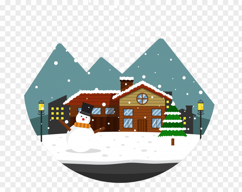 Snow Town Download PNG
