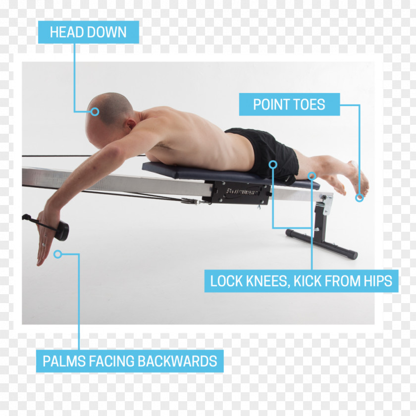 Swimming Training Exercise Machine Shoulder Physical Fitness PNG