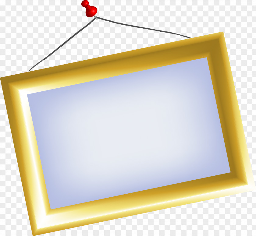 Tag Yellow Picture Frame Font PNG