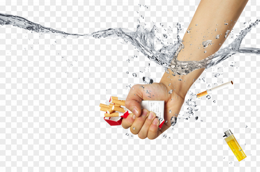 Abstain From Smoking Water Creatives PNG