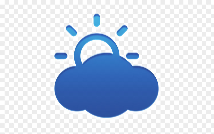 Cloud Electric Blue Icon Sun PNG