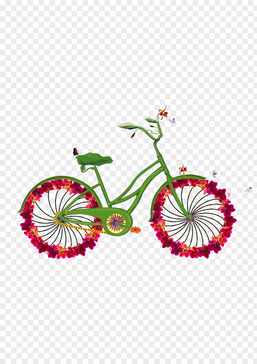 Creative Bike Travel Design Material Bicycle Sharing System Cycling PNG