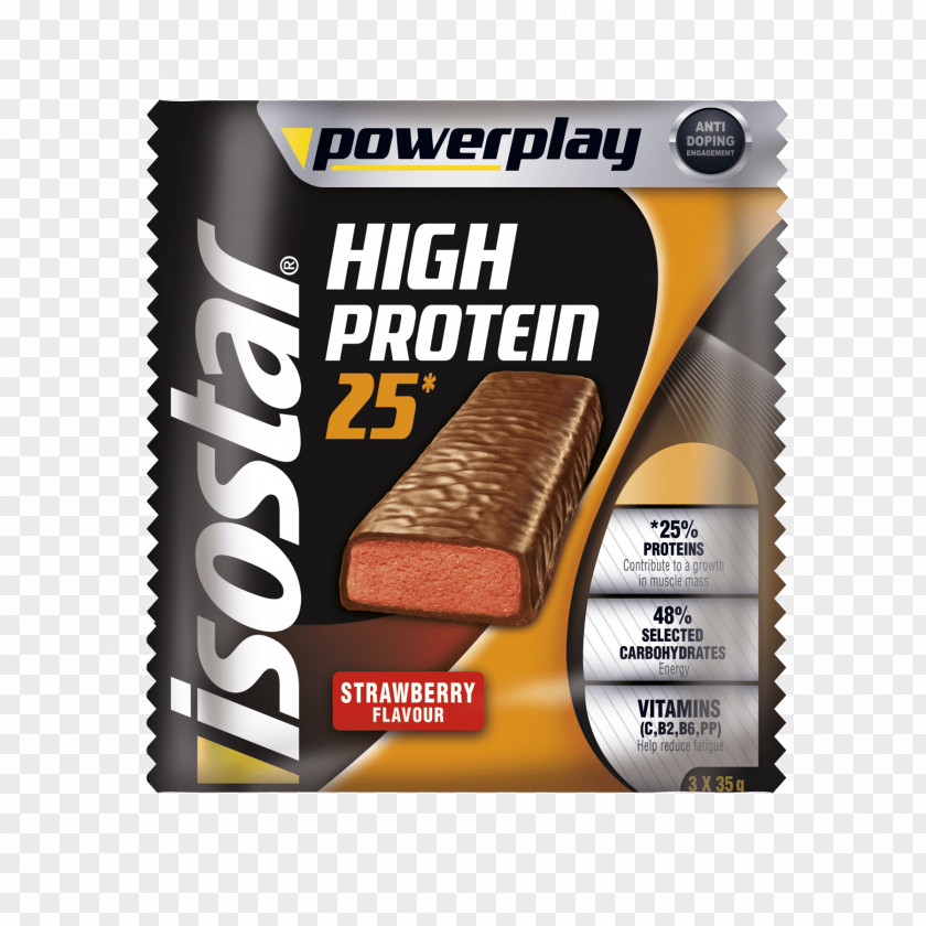 High Protein Isostar Sports & Energy Drinks Chocolate Bar PNG