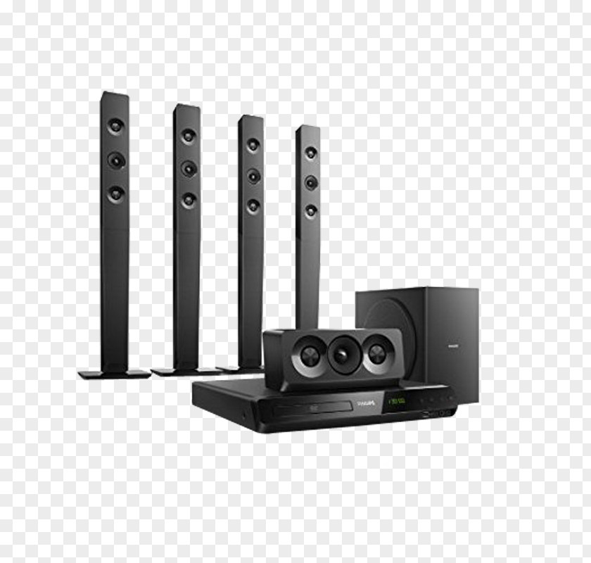 Home Theatre Blu-ray Disc Theater Systems 5.1 Surround Sound Cinema Philips PNG