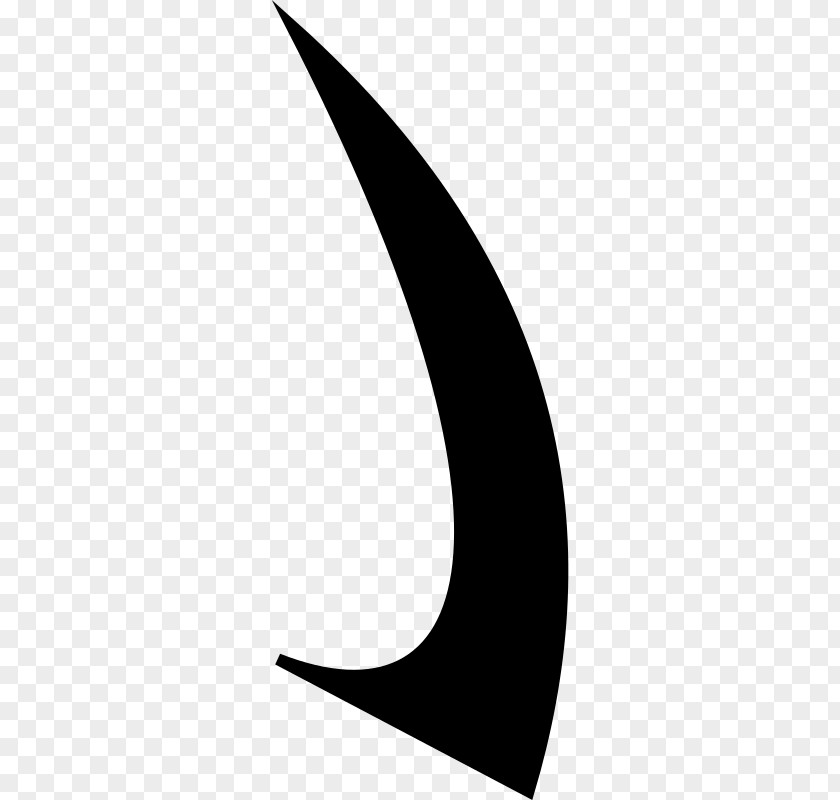 Line Crescent Angle PNG