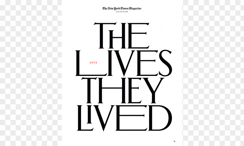 The New York Times Magazine City Typography Font PNG