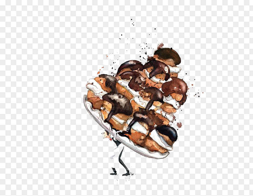 Wedding Cake Profiterole Waffle Cupcake Chocolate PNG