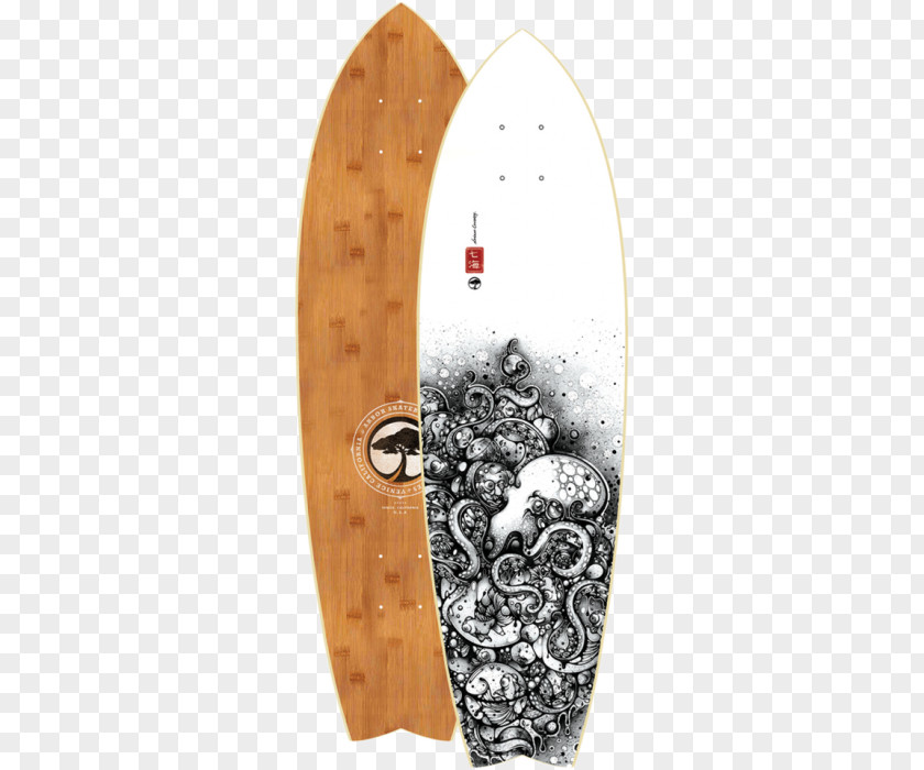 Bamboo Board Skateboards Arbor Axis Walnut Longboard Complete Skateboarding PNG