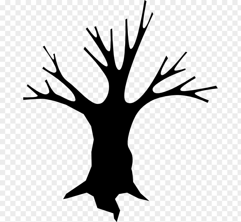 Cartoon Dead Trees Tree Snag Silhouette Clip Art PNG