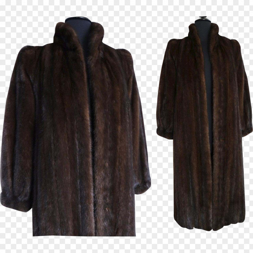 Jacket Fur Clothing Coat American Mink Robe PNG