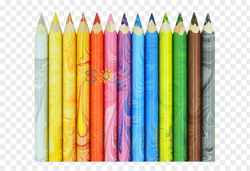 Pencil Paper Colored Watercolor Painting Koh-i-Noor Hardtmuth PNG