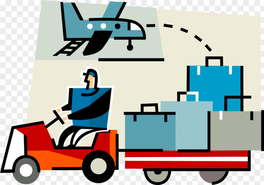 Airplane Clip Art Baggage Handler Vector Graphics PNG