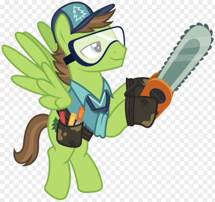 Chainsaw Applejack My Little Pony Horse PNG