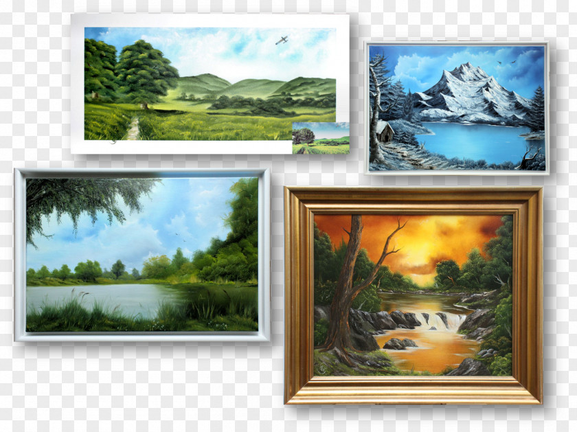 Painting Landscape Nature Desktop Wallpaper Picture Frames PNG