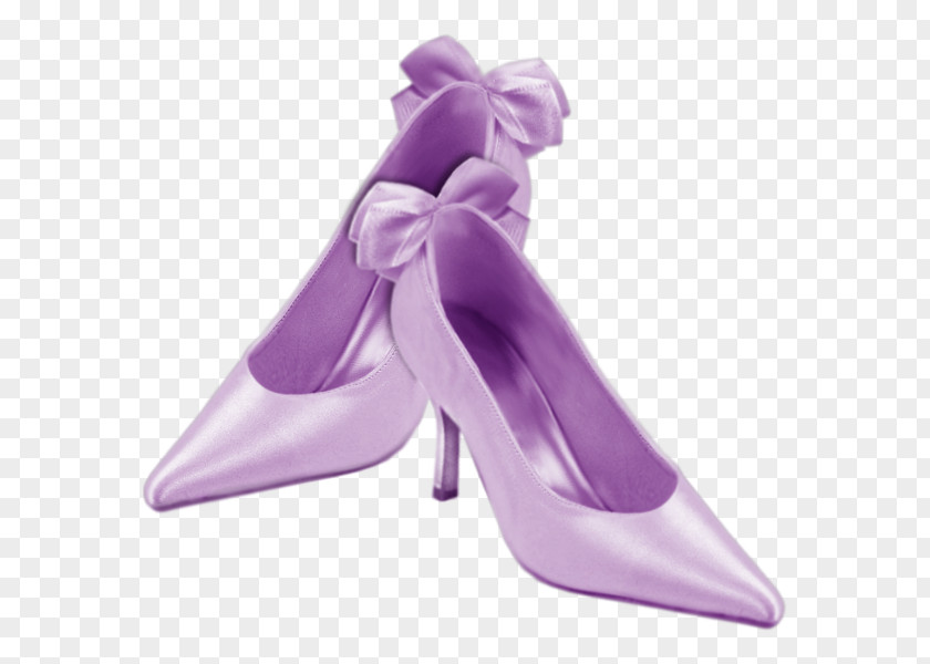 Purple High Heels High-heeled Footwear Shoe Ballet Flat PNG