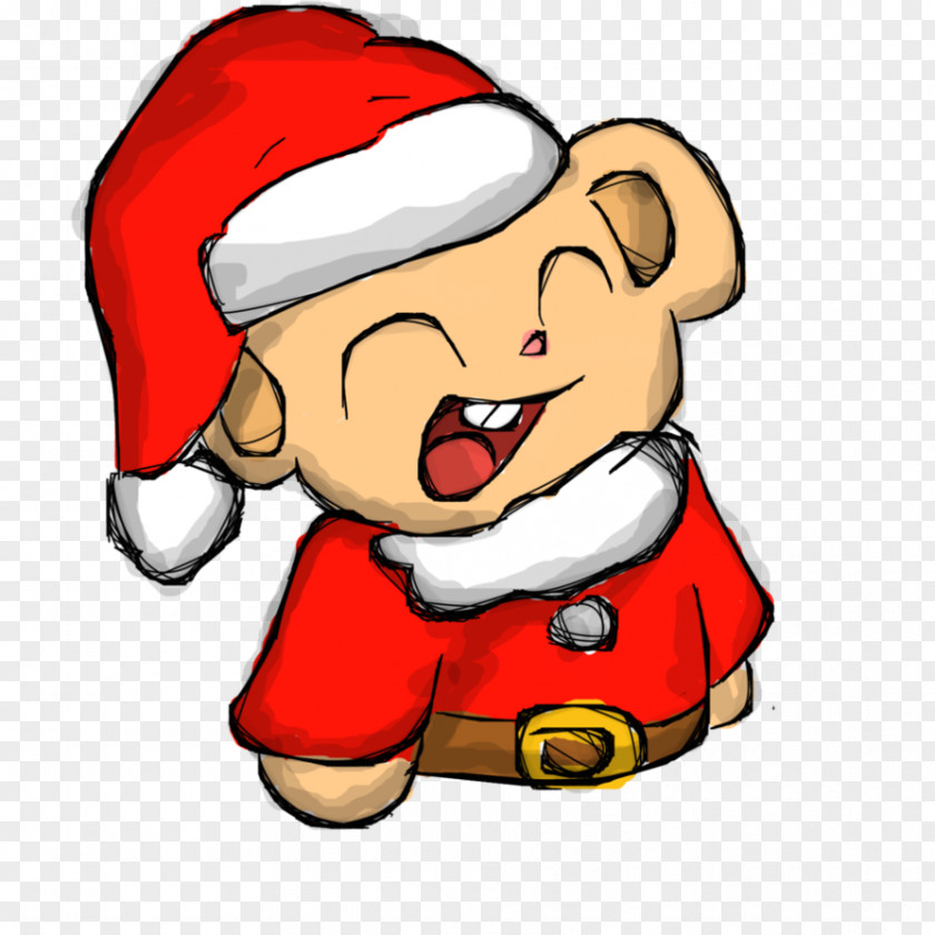 Santa Claus Christmas Thumb Human Behavior PNG