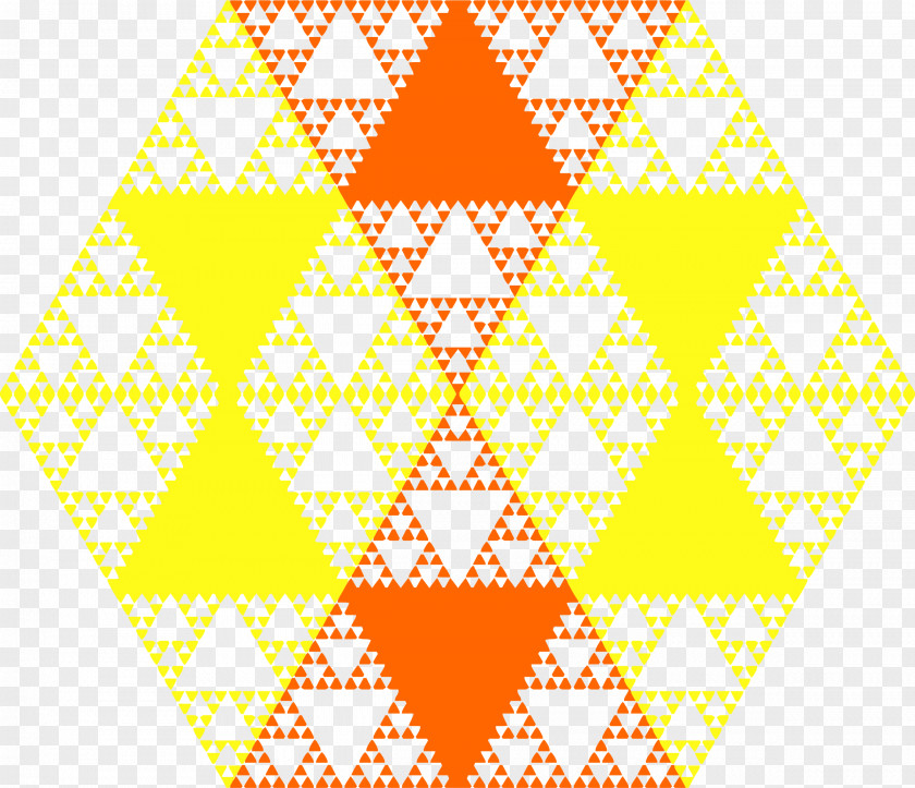 Yellow Hexagon Cliparts Fractal Clip Art PNG