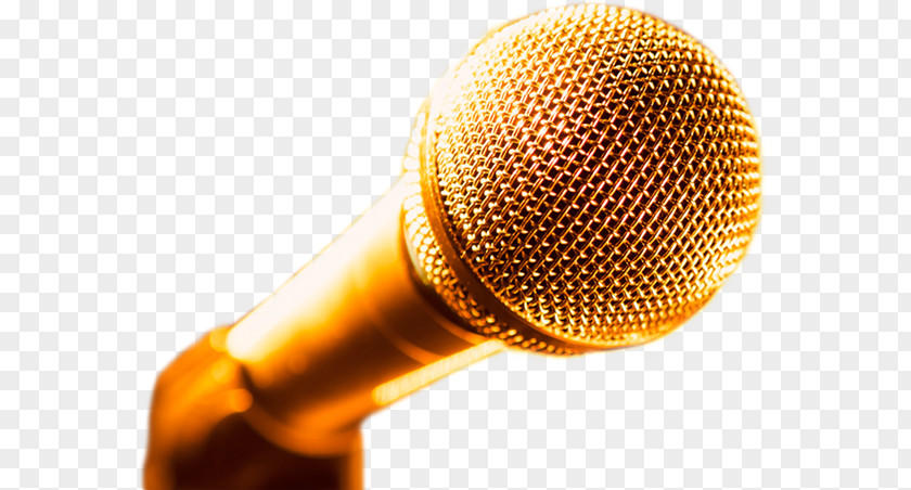 Golden Microphone Comedian Comedy Club Open Mic The Funny Bone PNG