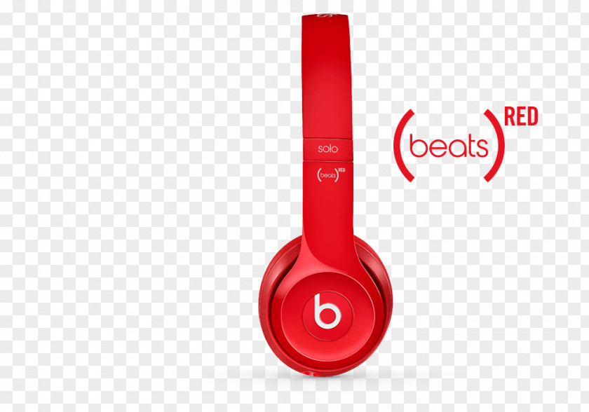 Red Headphones Beats Solo 2 Electronics Apple Sound PNG