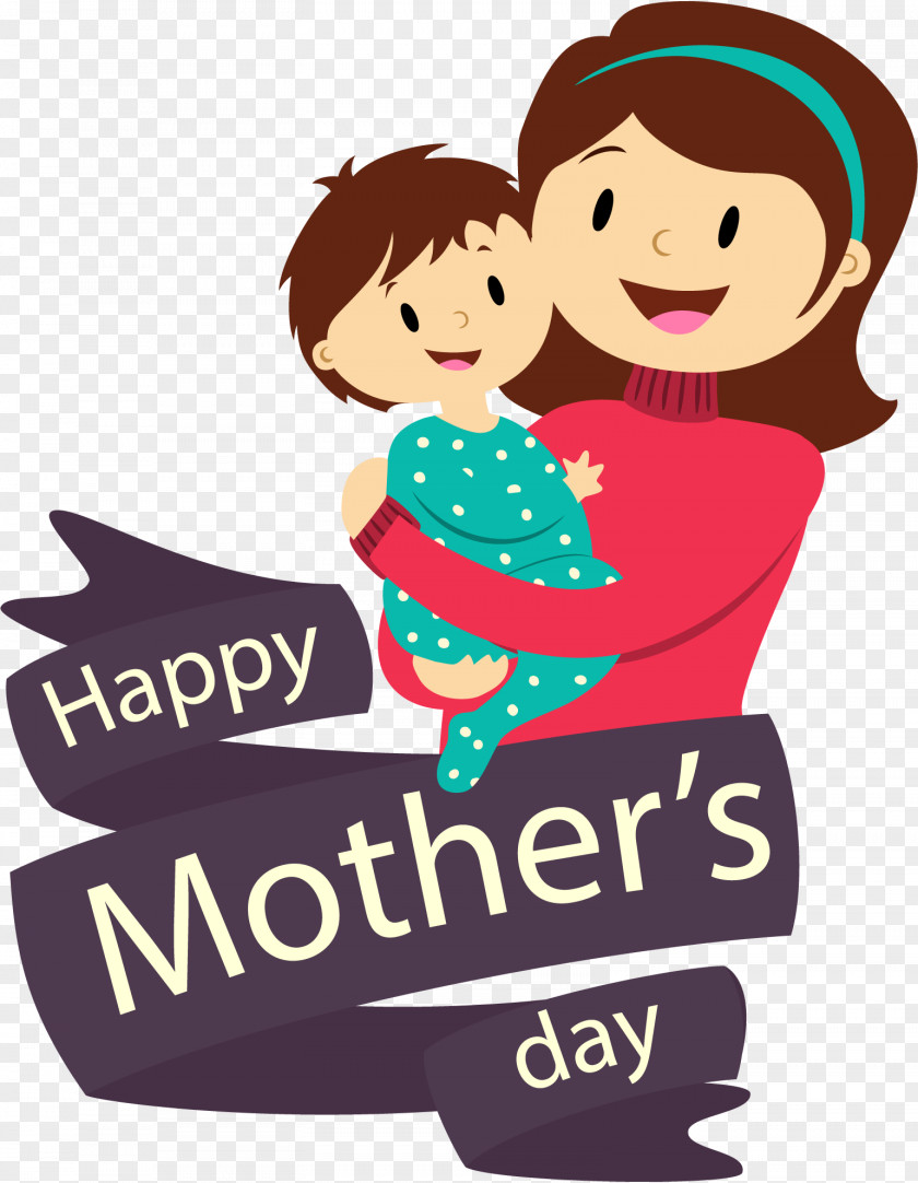 Vector Mother's Day Holiday Wallpaper PNG