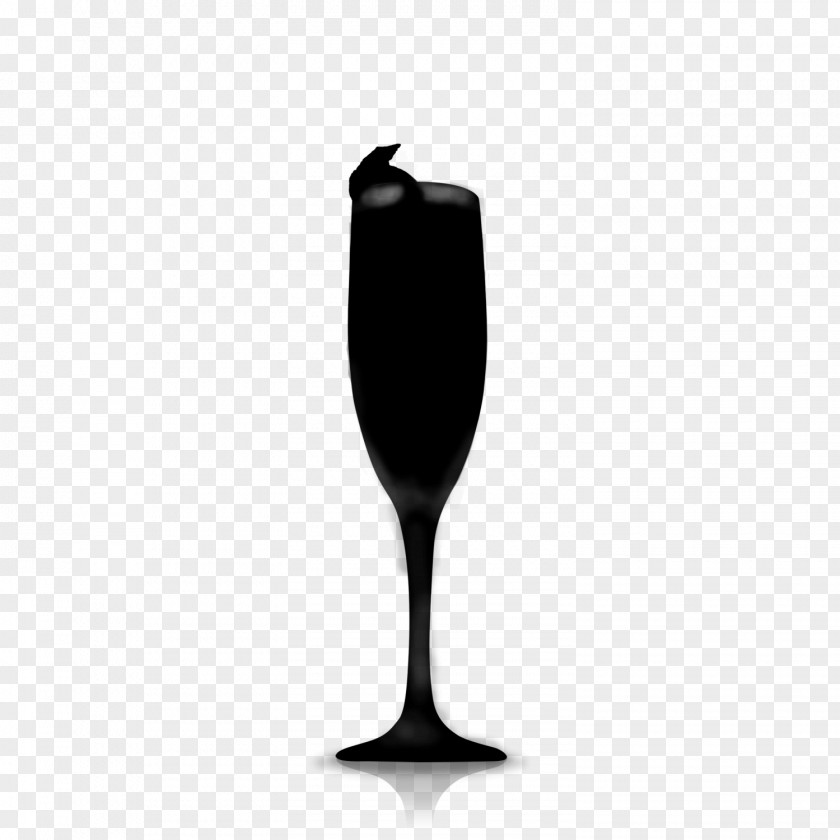 Wine Glass Champagne Black Alcoholic Beverages PNG