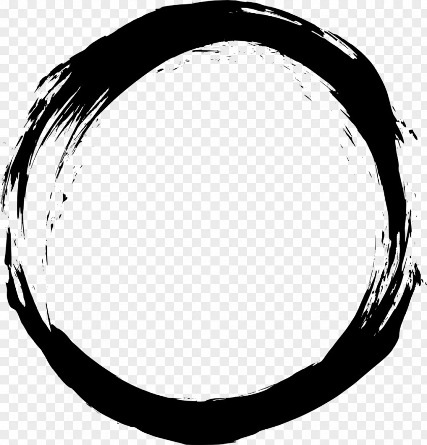 Circle Brush Picture Frames Clip Art PNG