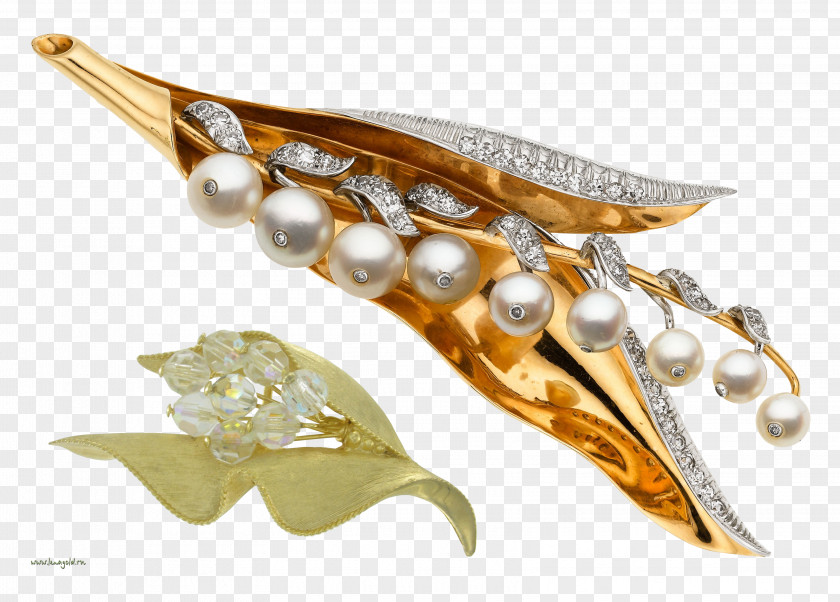 Pearl Jewellery Gemstone Brooch Diamond PNG