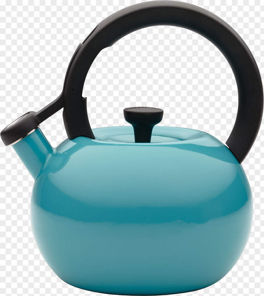 Blue Kettle Image Teapot Kitchen Stove PNG