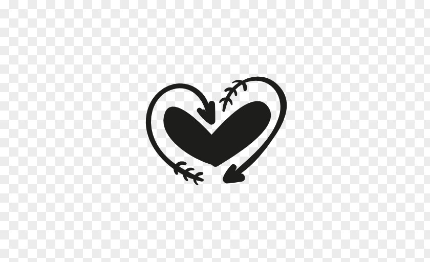 Heart Valentine's Day Stencil Clip Art PNG